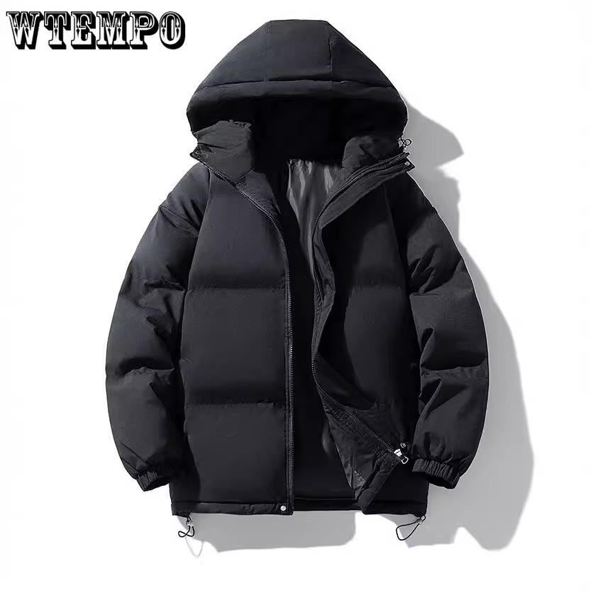 Couple Cotton-padded Jackets for Winter Warmth Trendy Down Jackets Thickened Hooded Cotton-padded Jackets for Autumn and Winter