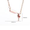 Lightweight Glass Pendant Necklace For Fashionable Women Wine Glass Pendant Cup Necklace Wine Bottle