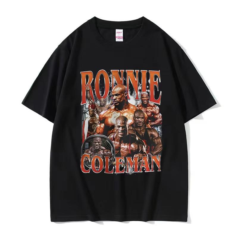 

Vintage Ronnie Coleman Gym Graphic T Shirt Funny Bodybuilder Fashion Clothing T-shirts Women Casual Cotton Oversized T-Shirt ... S разноцветный