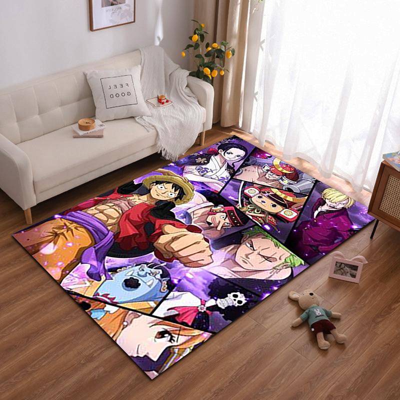 Animated Design Carpet Featuring Pirate Characters and Bold Colors Suitable for use as an anti-slip for living room bedroom sofas 40x60cm( 15x23in )