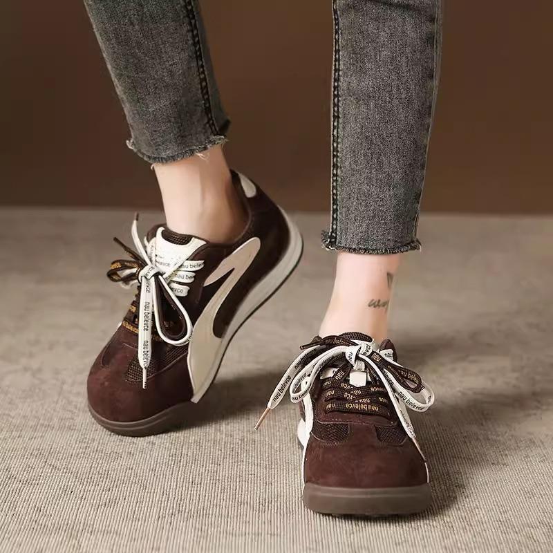 Casual Women's Shoes Autumn New Retro Versatile Board Shoes Fashion Sports Shoes Women