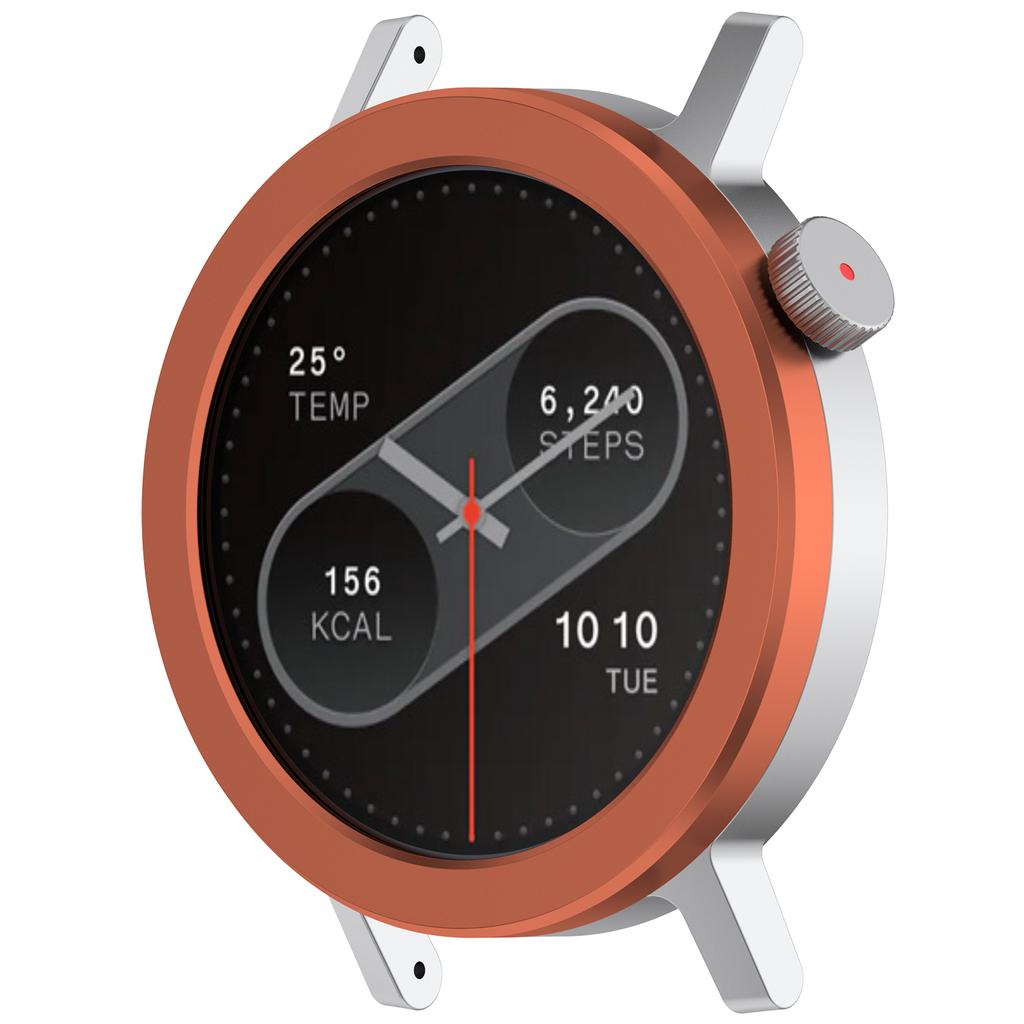 Flat Angle Rounded corner Metal bezel for CMF Watch Pro 2 smart watch case Bumper For CMF BY NOTHING watch pro2 Case Accessories