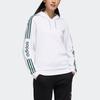 Adidas Neo W Base Sweat Hoodie Logo Striped Print Pullover Women Hoodies White GC9906