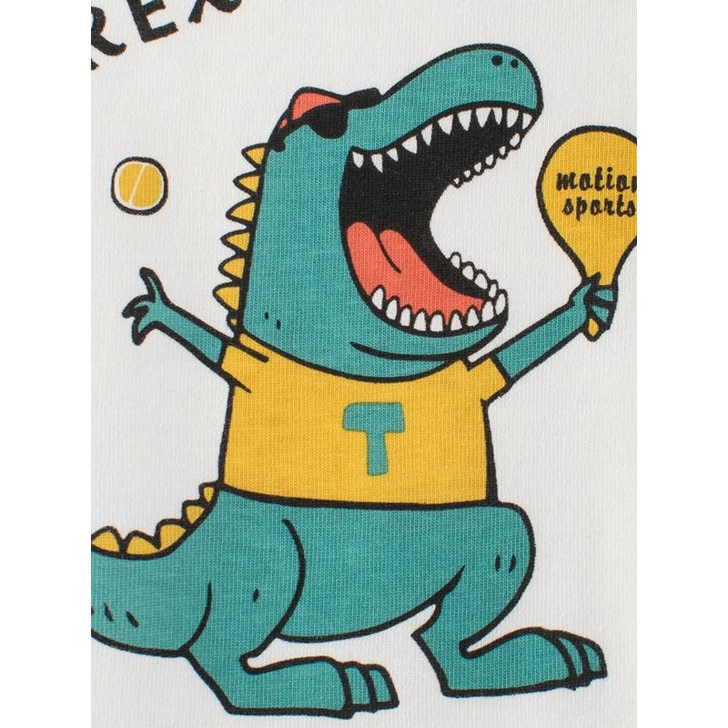 27Kids Children's Clothing Children Dinosaur Long Sleeves T-shirt Raglan Sleeve Spring and Autumn Boys Undershirt Baby Boy Pure Cotton Clothes