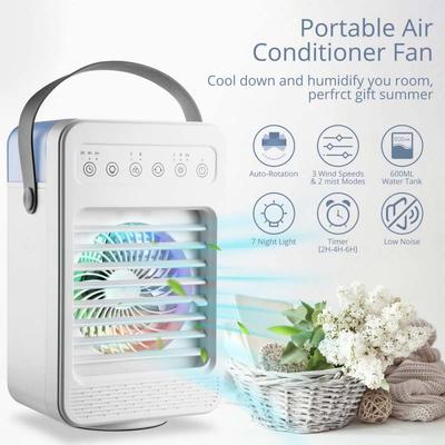 Mini Tragbarer Luftkühlventilator Büro Heim Schreibtischventilator USB Klimaanlage Luftbefeuchter Luftkühler Ventilator Mit Wassertank