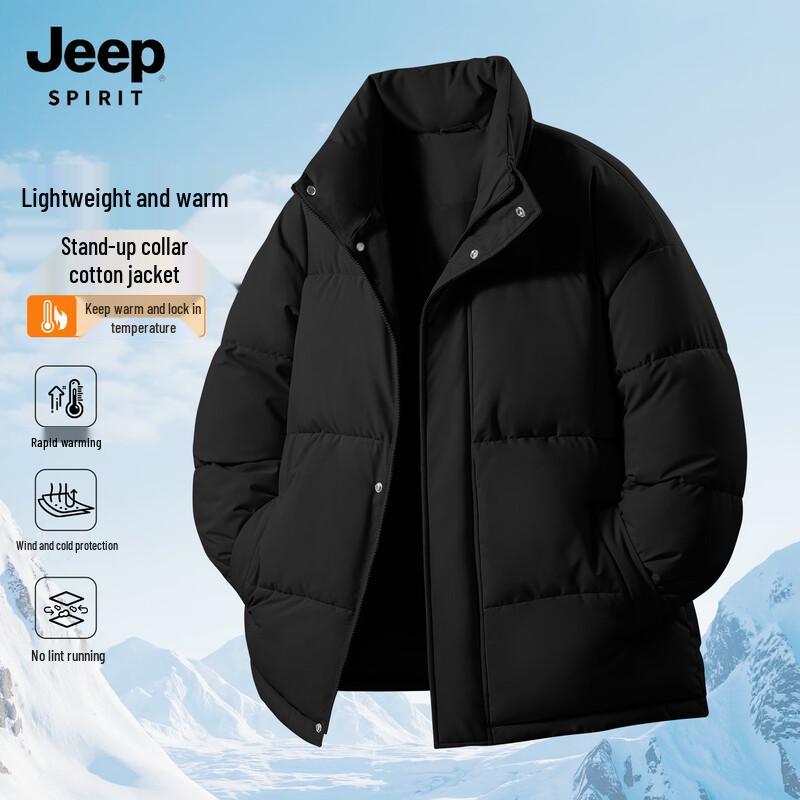 JEEP SPIRIT Men's 2025 Casual Padded Winter Jacket