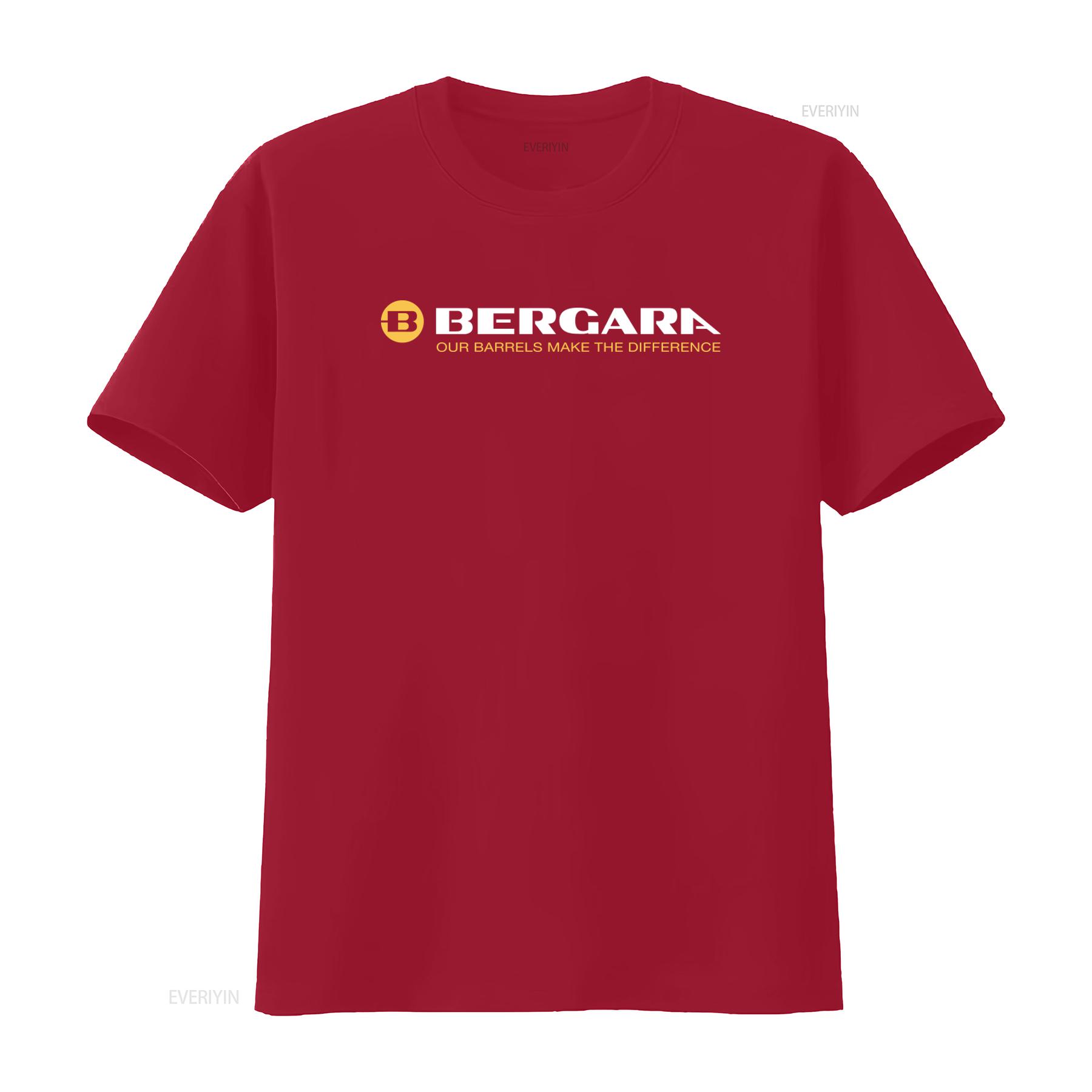 Bergara Guns Firearms Mens Black T Shirt Size S to 3XL Our Barrels Make The Difference vintage Washed Stretched Casual homme S