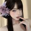 Lily Flower Hair Clip Plastic Flower Hair Claw For Women Girls Sweet Versatile Shark Clip Exquisite Hair Accessories