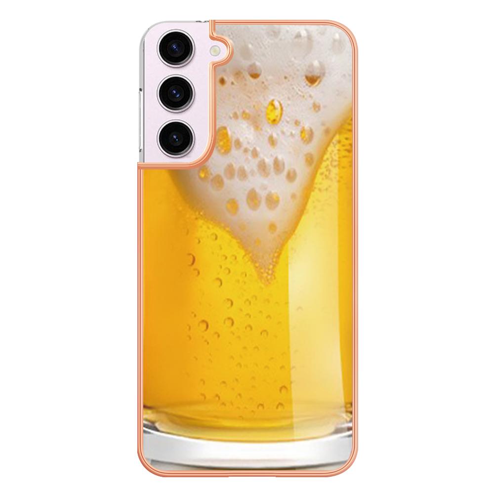 Für Samsung Galaxy S20, S21, S22, S23, A13, A14, M11, M31, M51, Note20... Tiere, Leopard, Bier Musterdrucke In-Mold-Dekoration ultradünne weiche Handyhülle