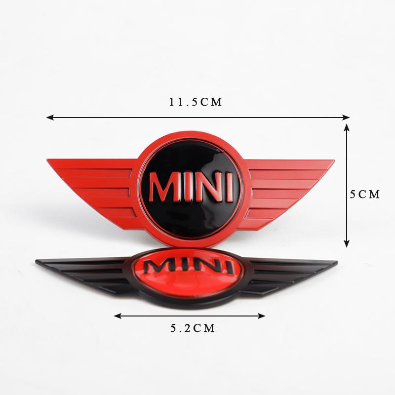 Metal Car Styling Emblem Sticker Auto Body Trunk Decoration For Mini Cooper JCW Works Hatch F54 F55 F56 F57 F60 R50 R52 R53 R55 Lzkpf00