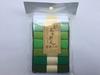 Nishimura Shoji Shoten Miyako Chirimen Fabric Cut Cloth Assortment 7 Solid Set, Colors, Green, TM-3