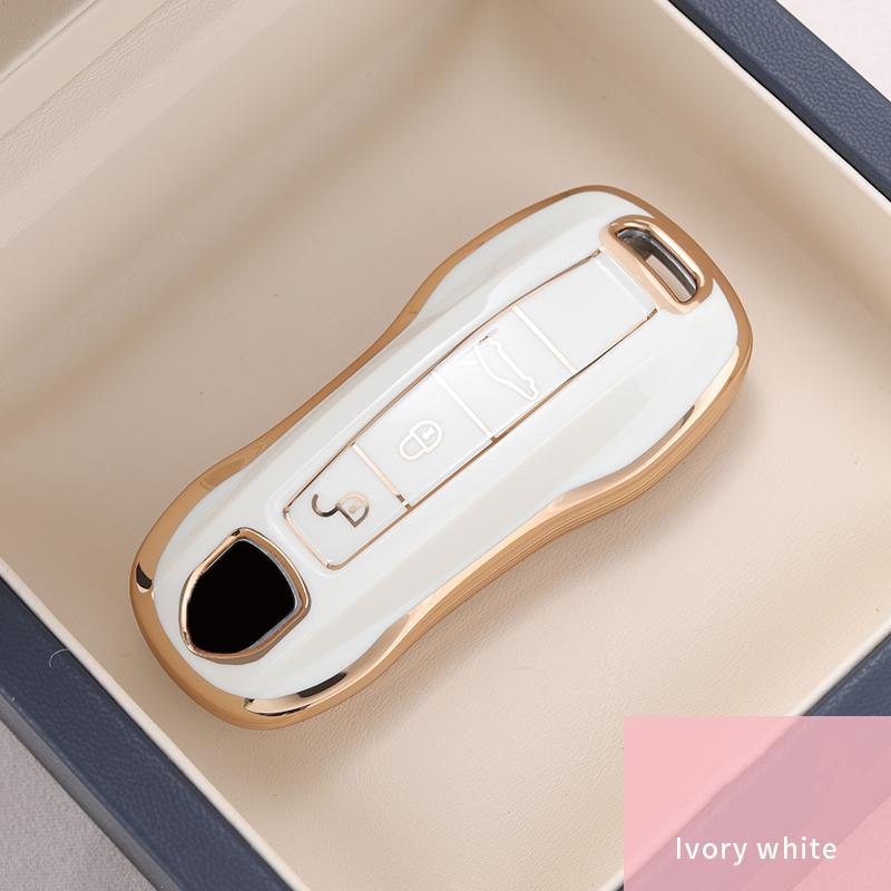 Étui de protection intelligent pour clé de voiture Porsche (Panamera, Macan, Cayenne, Cayman, Boxster, 911, 9YA, 971)