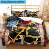 Firefighter's American Pride 3pcs Bedding,Including 1pc Duvet Cover And 2pcs Pillowcases Perfect for Christmas,Ideal for Bedroom, Dormitory