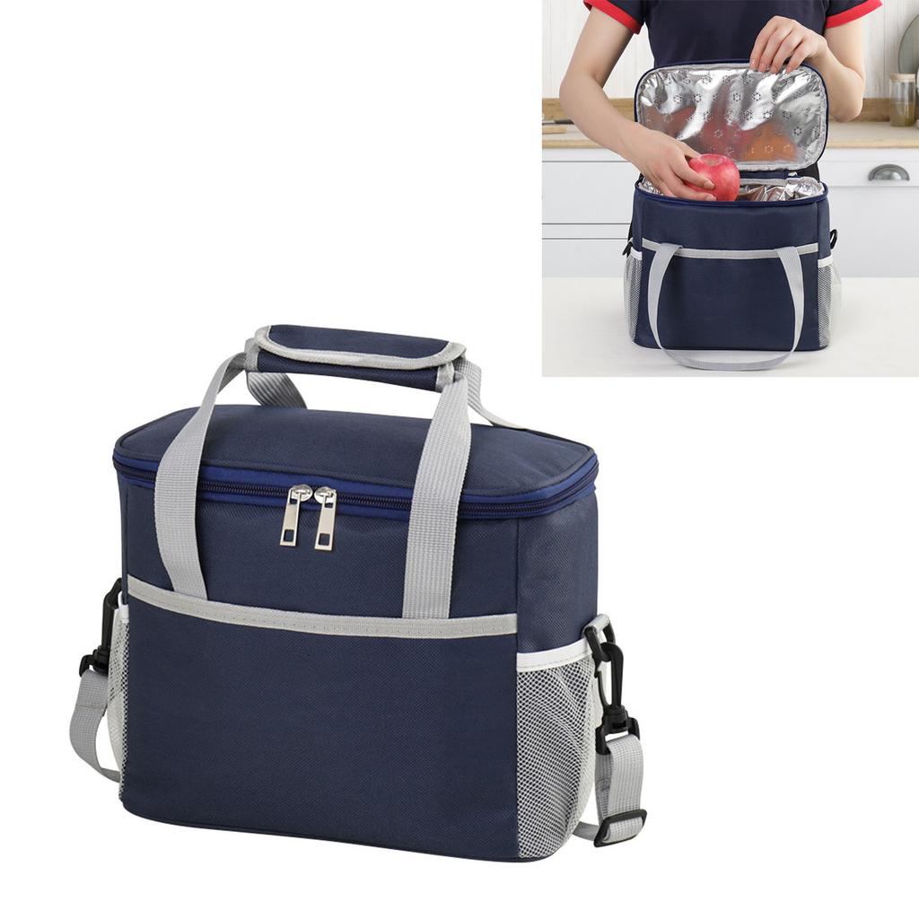 Reusable Insulated Thicked Lunch Bag Oxford Cloth Waterproof Lunch Bag for Primary School Students