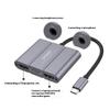 ONTEN UC316 Type-C to Dual HDMI Video Capture Card Audio Input Output Adapter