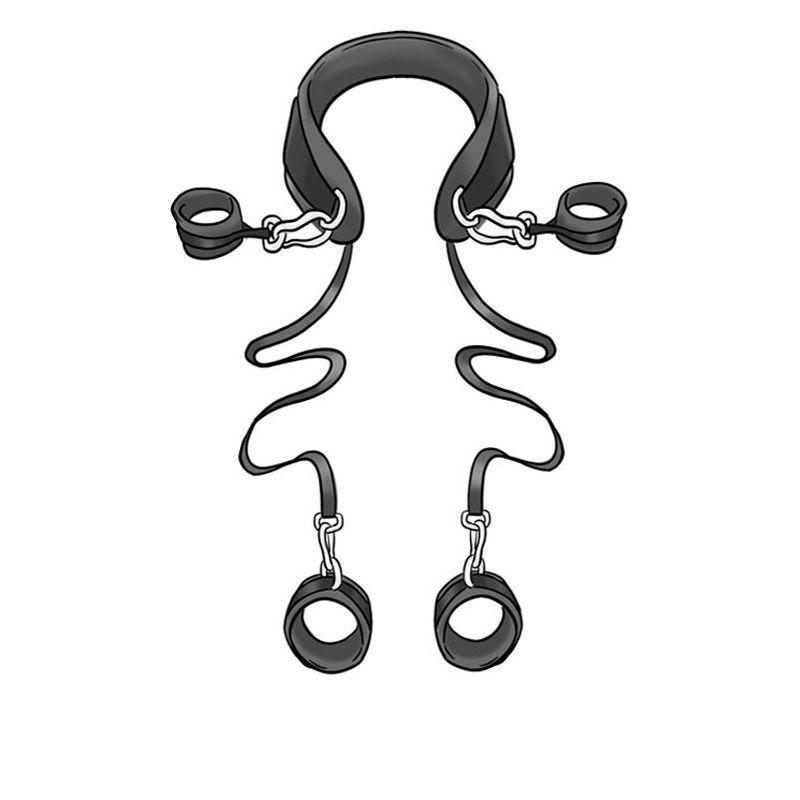 BDSM Bondage Erotic Sex Toys for Women Couples Games SM Slave Binding Straps Handcuffs Leg Separation Toys Adult Sex Accessories