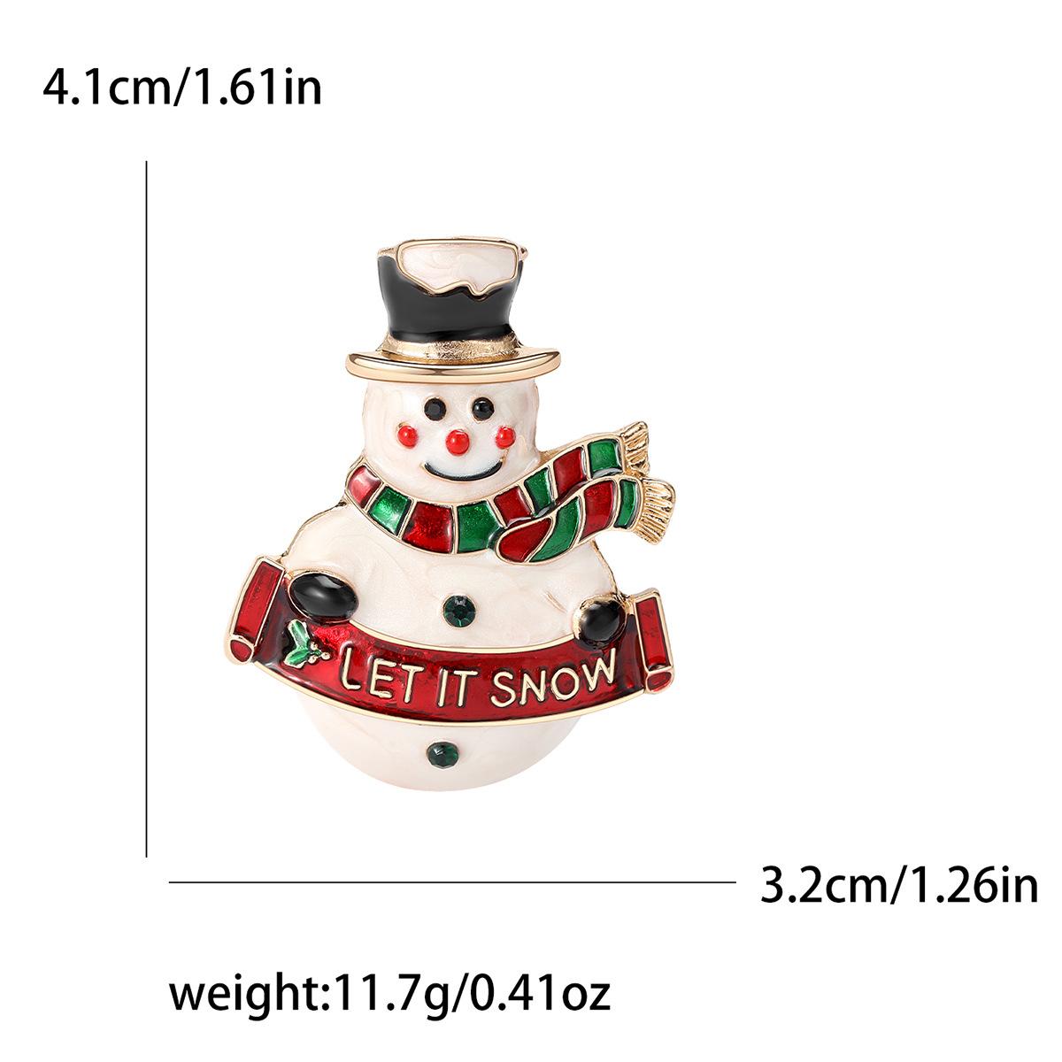 

Красочные капающие снеговики брошь Рождественская серия мультфильм универсальный ретро подарок куртка свитер аксессуары