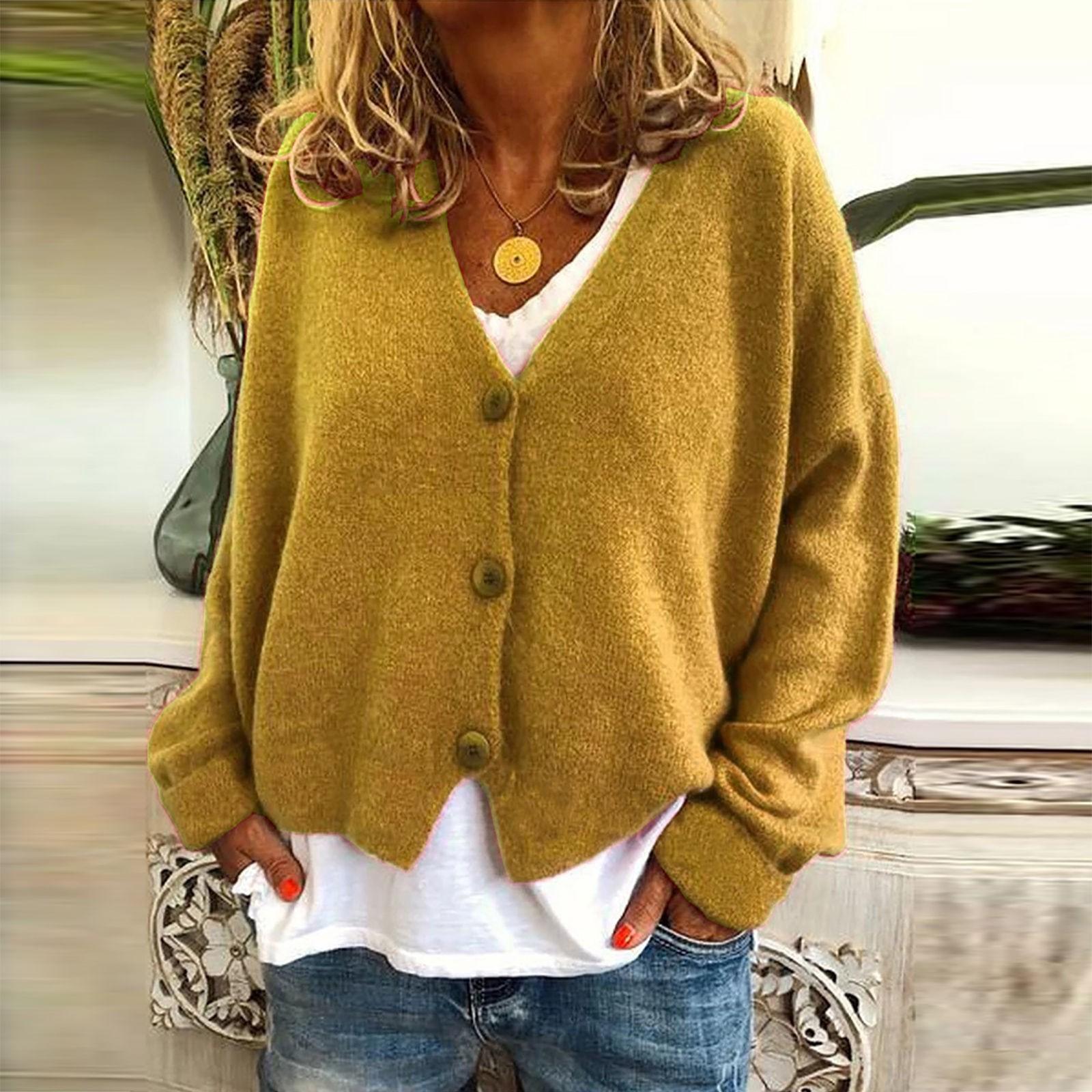 

Женский однотонный кардиган ярких цветов с открытой передней частью, повседневное пальто с длинными рукавами XL