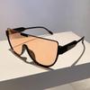 Vintage Semi-Round Sunglasses UV400 - Metal Frame Retro Shades for Women, Lightweight Fashion Eyewear with UV Protection