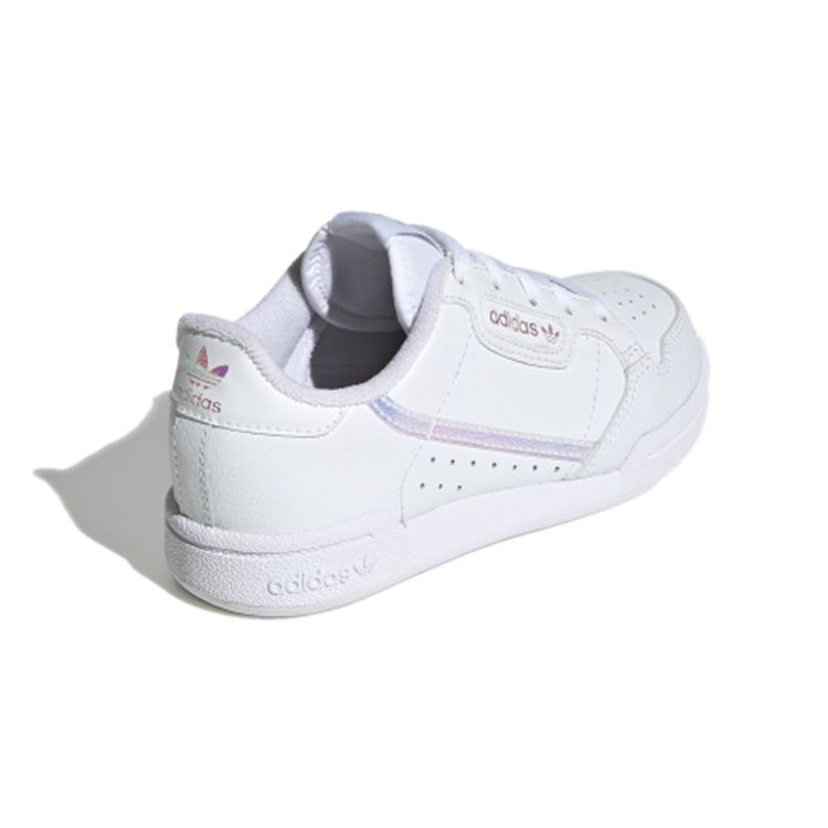 Adidas Originals Continental 80 Comfortable Durable Low-Top Kids Sneakers Kids Sneakers White FU6668