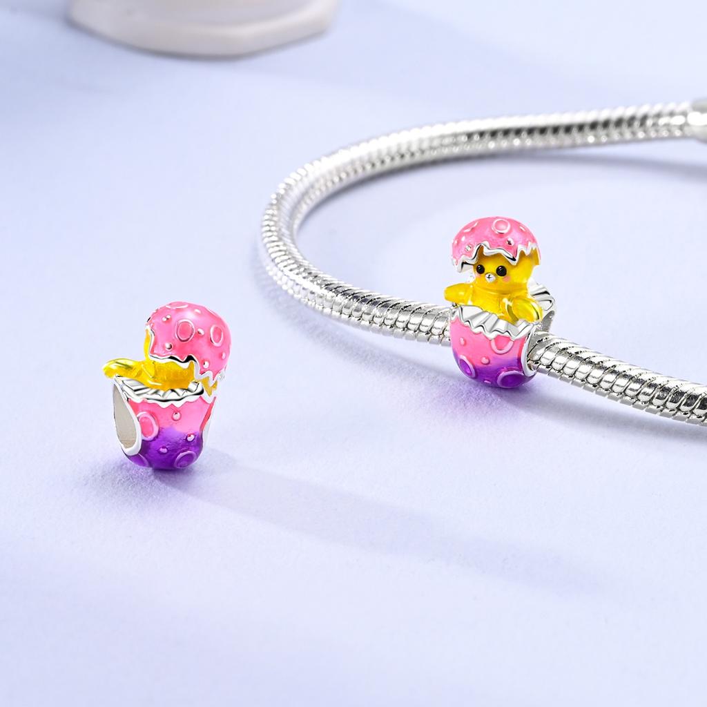 Original Copper Plated Charms Perfume Bottle Kitty Chick Beads Diy Jewelry Gift For Women Fit Bracelet Pendants Dangle