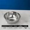 Stainless Steel Soup Bowl 12/14/16/18/20/22/24cm Mixing Basin  Salad Mixing Bowls
