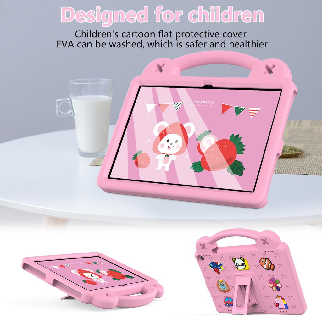 EVA Stand Case for ONN 10.1 Gen3 2022 Model 100071485 Kids Safe Cover  DIY Style Tablet Shell With Handle Strap Shockproof Funda