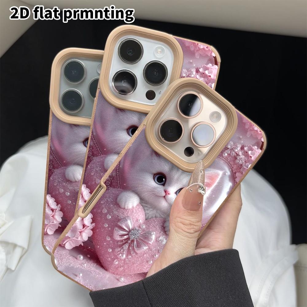 Phone Case: 2D Flat Lambskin Suitable for iPhone 18 17 16 15 14 13 Pro Cases, Cute and Fancy, Christmas and Halloween Gifts