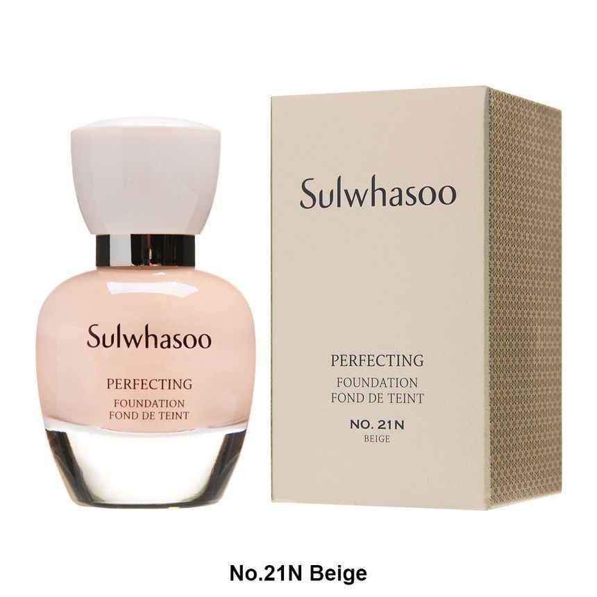Perfecting Foundation NO.21N Beige SPF17/PA+ 35ml Korean Luxe Brand Store