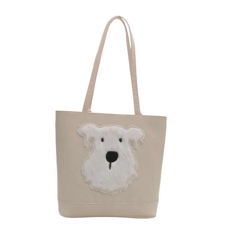 Canvas Bag Large Capacity Autumn And Winter College Students Class Commuter Bag Fashion Versatile Tote Bag Backpack