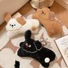 Cute Cartoon Dog Plush Pillow for Girls - Sofa, Bed, Lumbar Support, Back Cushion, Sleeping Toy