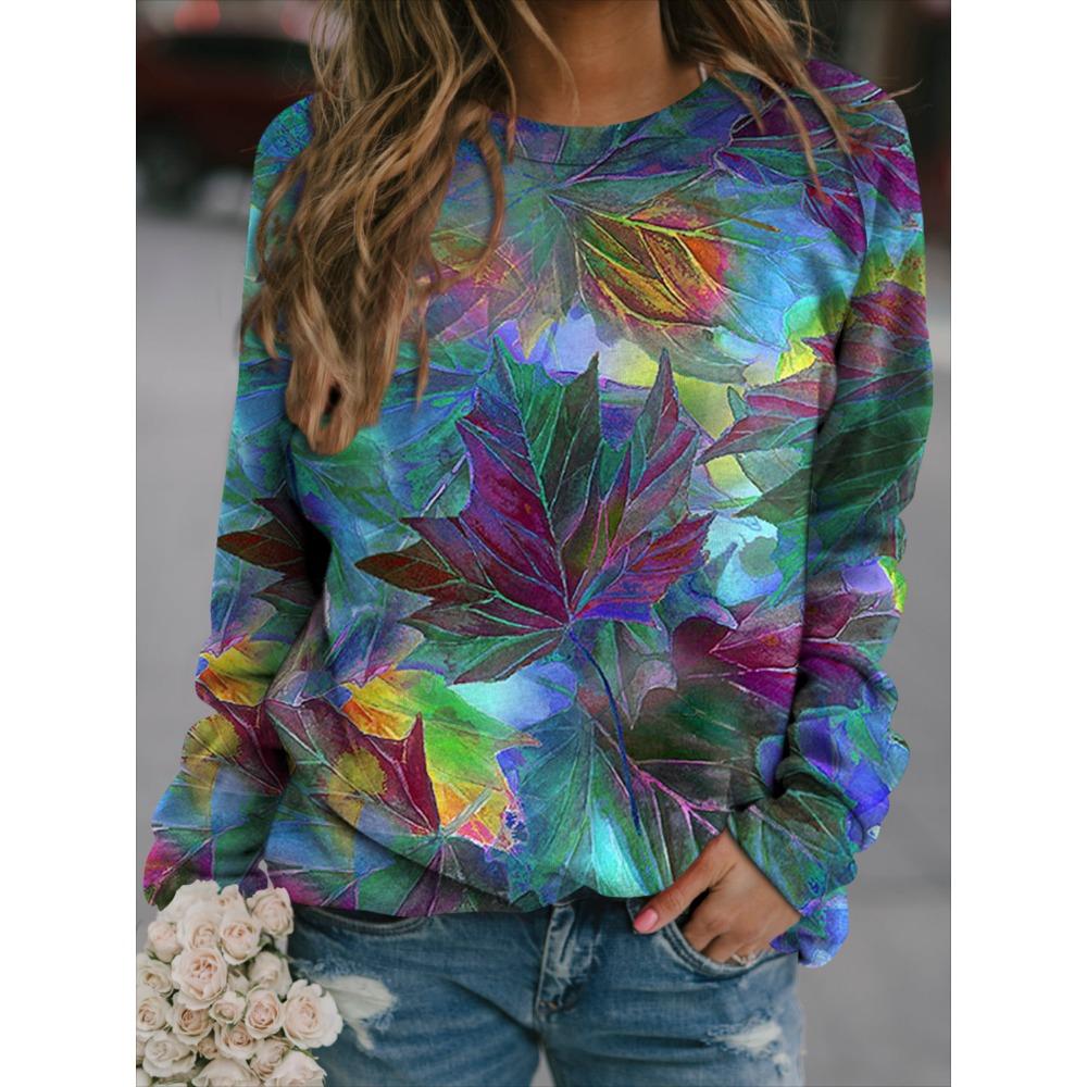 Hanorac la Modă Imprimeu Floral Fluture Femei Hanorace Streetwear Sweatshirts Trening Oversized Pulover Haine Harajuku pentru Fete