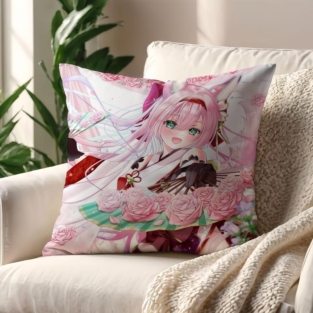 Game Azur Lane cute cushion cover Pillow Cover Decoration Room Home Sofa living Office Car Nordic Simplicity