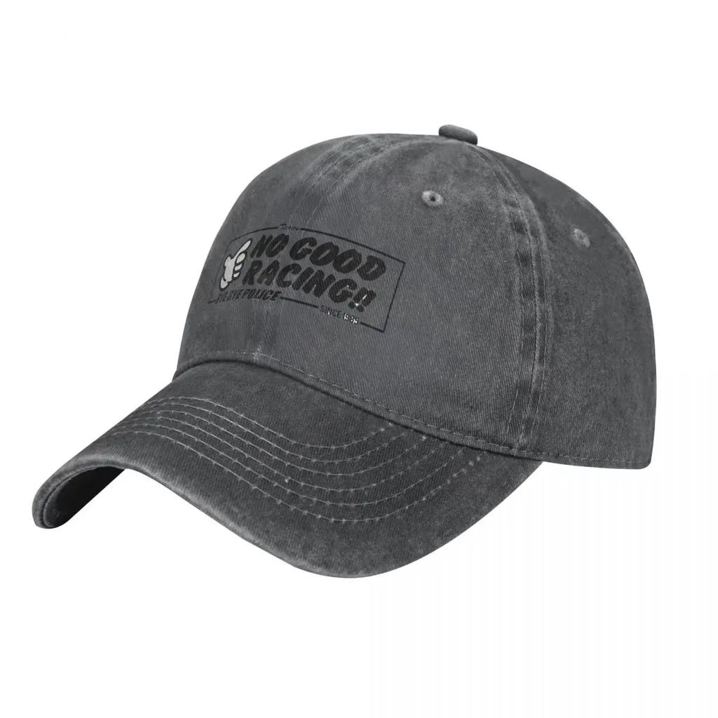 No Good Racing Washed Baseball Cap Popular Logo y2k Cute Trucker Hat Summer Men Women Hiking Fishing Snapback Cap