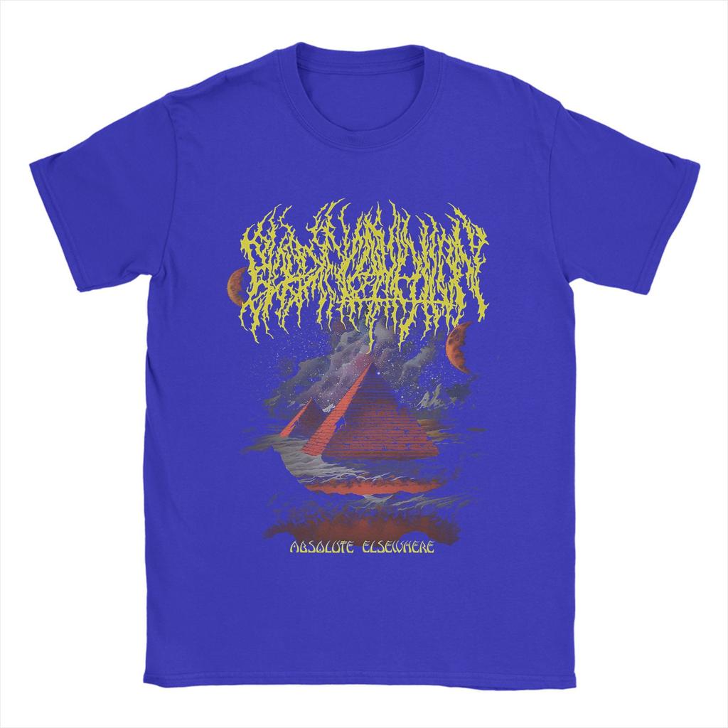 Casual Blood Incantation Pyramid T-Shirts Men O Neck Pure Cotton T Shirts  Short Sleeve Tees Summer Tops