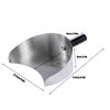 Heat Resistant Meat Catcher Pan Grill Meat Plate Handheld Portable for Kitchen Garden Outdoor Camping Campfire Party Barbecues