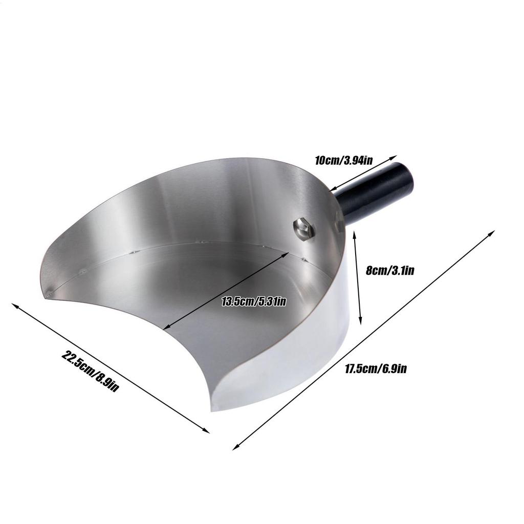 Heat Resistant Meat Catcher Pan Grill Meat Plate Handheld Portable for Kitchen Garden Outdoor Camping Campfire Party Barbecues