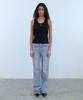 OIOI COLLECTION Daily Semi-Bootcut Denim Pants Light Blue