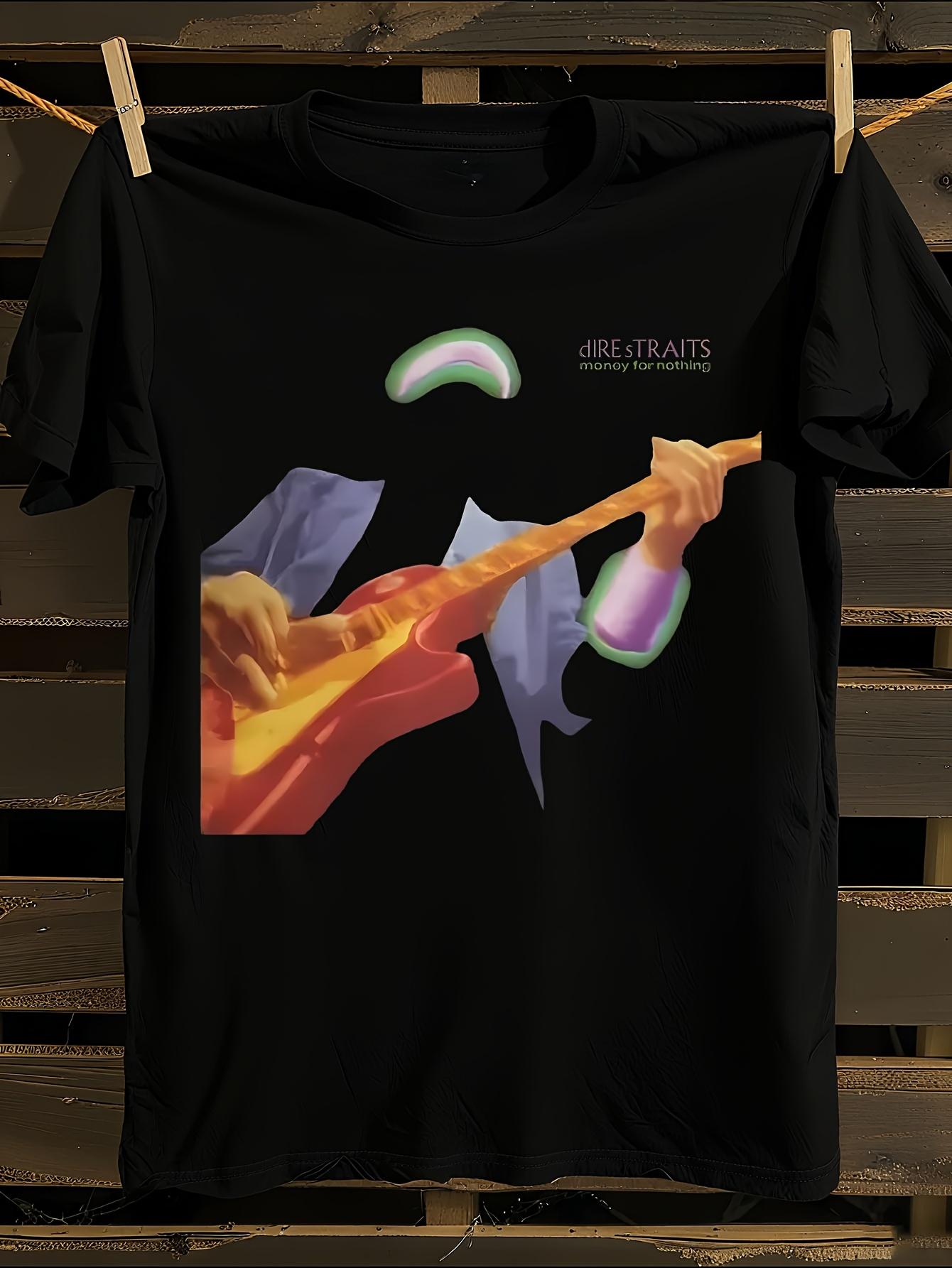 Dirk Straits Money for Nothing Album Cover T-shirt XL