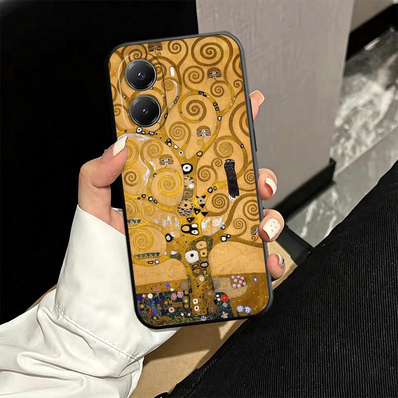 Kiss By Gustav Klimt Art Soft Phone Case for Xiaomi Poco X5 X6 X7 X8 Pro Max X3 F7 F8 Ultra M8 M7 M6 M5 Redmi 15 15C 14C 13C 12C