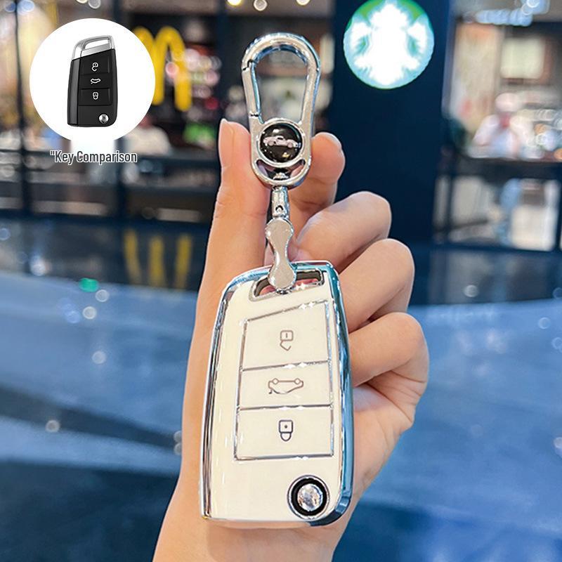 Volkswagen Passat Key Cover for 2017/18 Models - Dedicated SAIC Passat Car Key Shell with Buckle