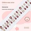 Cute Cartoon Cat Removable Nail Stickers for Girls and Babies