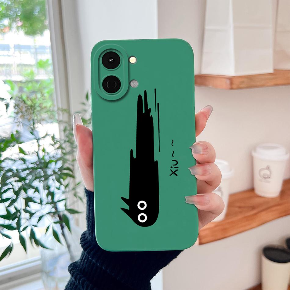 Case For Tecno Pop 20 / Spark Go 3 Stylish Design Back Cover For Tecno Pop20 / Spark Go3 Soft Liquid Silicone Lightweight Shell