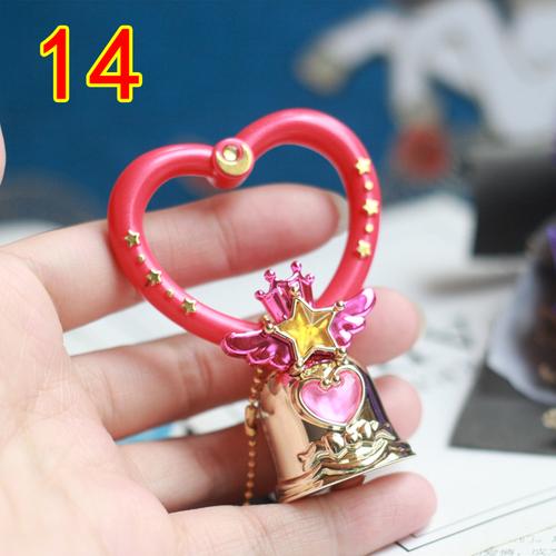 Bandai Gashapon Sailor Moon Transformer Magic Wand Box Egg Mobile Phone Chain Pendant Pendant Figure Playthings