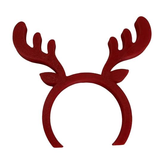 Reindeer Napkin Ring Christmas Napkin Holder 3D Printed Antler Napkin Ring for Holiday Parties Xmas Dinner Wedding Decor