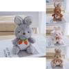 Soft And Cuddly Plush Rabbit Doll For Kids Adorable Stuffed Animal Toy Gift