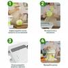 Cabbage Slicer Vegetable Cutter Cabbage Grater Salad Potato Slicer Melon Vegetable Shredder with Handle for Onion Cabbage Salad