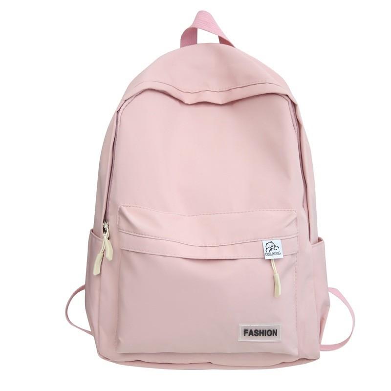 

Fashionable Women s Oxford Cloth Backpack Suitable For Casual Travel Soft Material Spacious Relieve Pressure рожевий