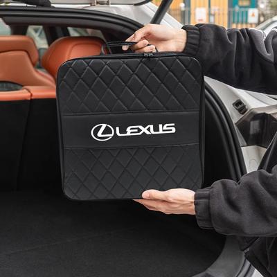 Car Leather Storage Bag High-capacity Auto Trunk Handbag For F SPORT Plug-in Hybrid ES UX 300e GS GX LBX NX RX 350h 450h