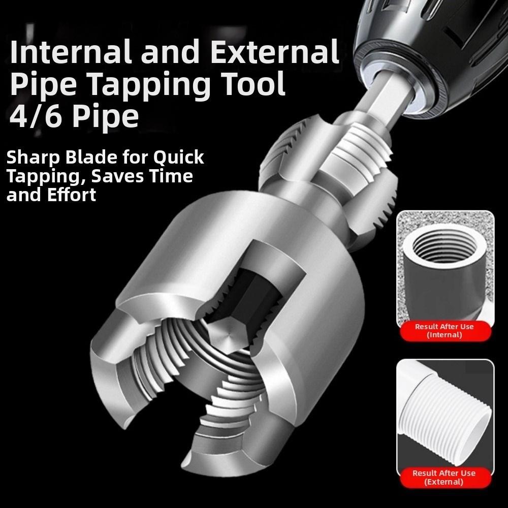 7pcs/set Dies Reamer Plumbing PPR Pipe Kit Water Pipe Repair Tools Plumbing Applications